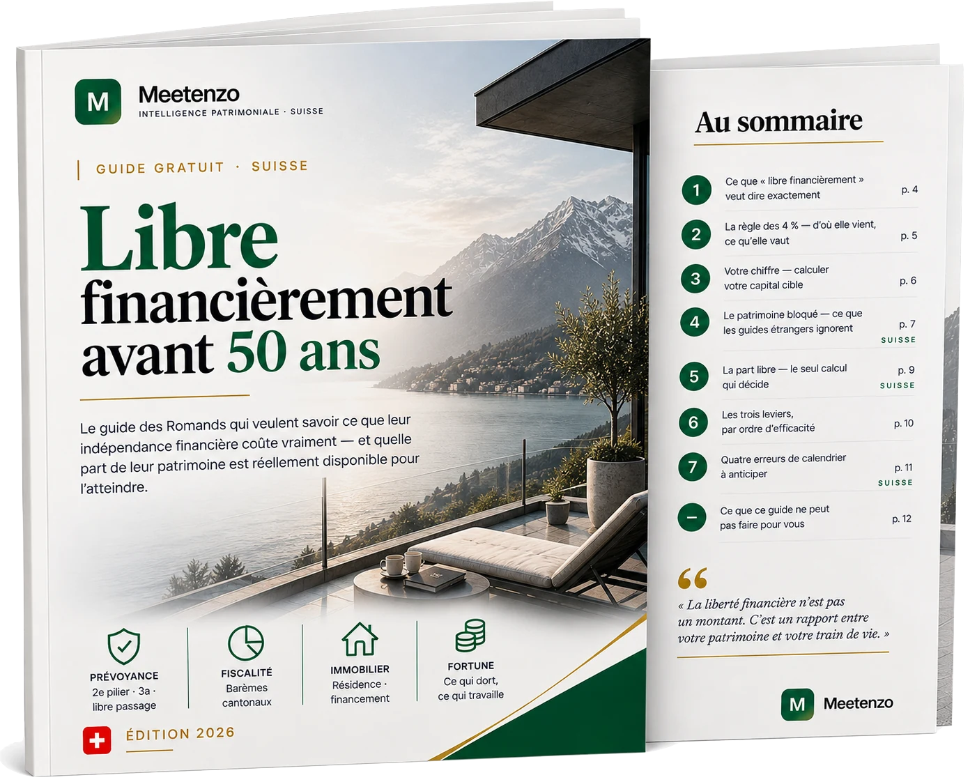 Couverture du guide Libre financièrement avant 50 ans