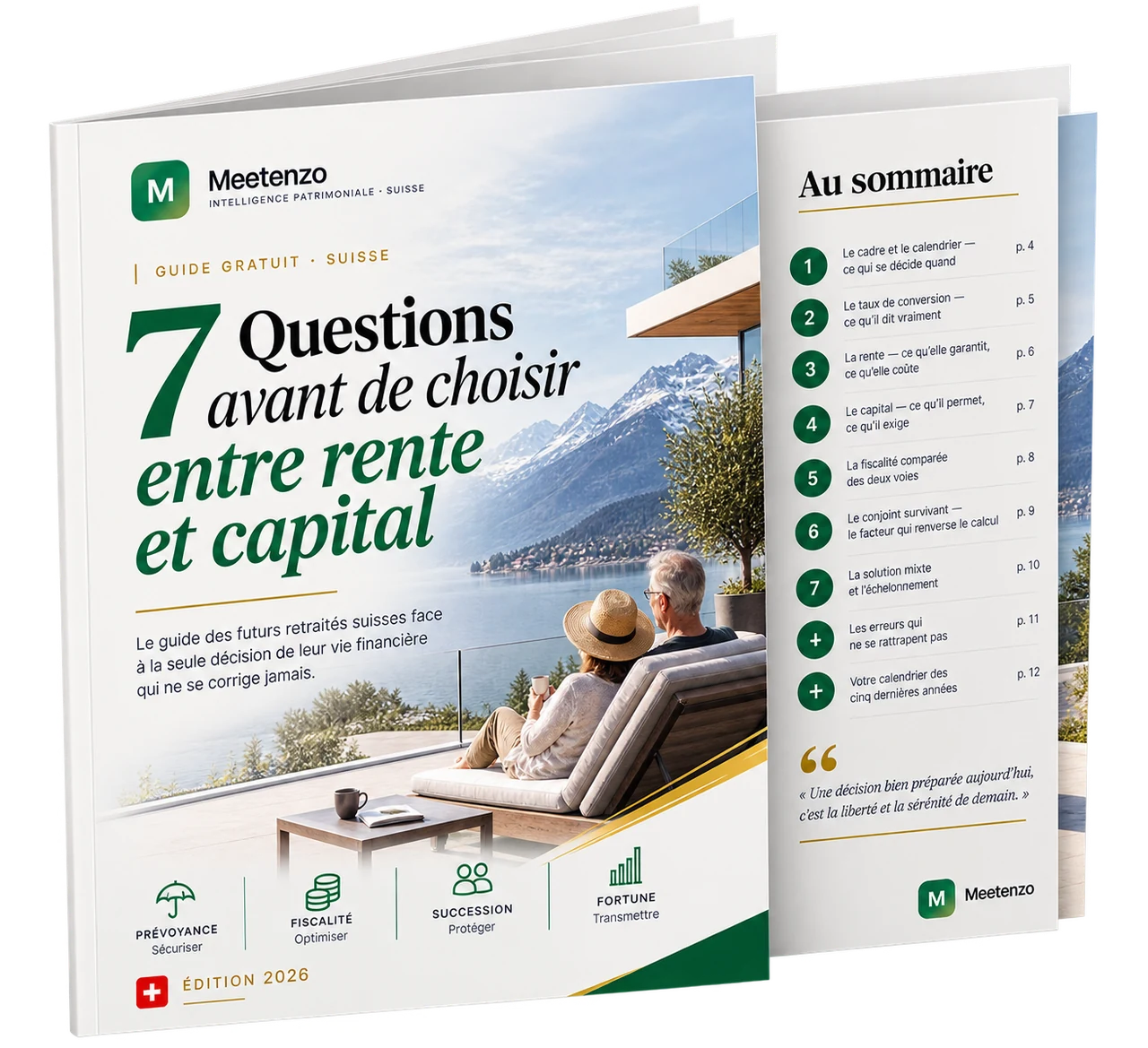 Couverture du guide 7 questions avant de choisir entre rente et capital